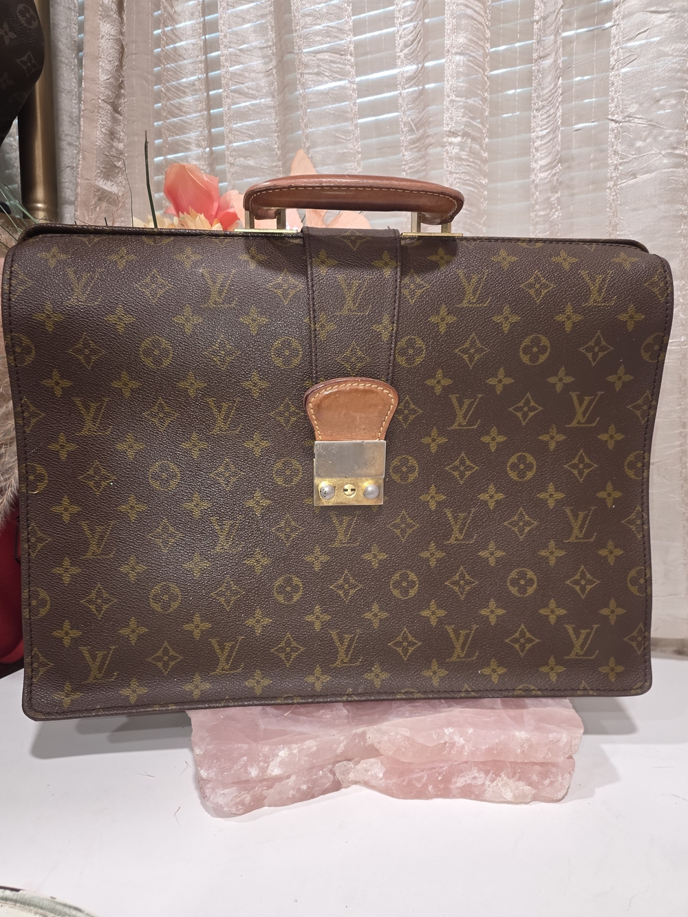 Louis Vuitton Monogram Canvas Briefcase (RARE) COLLECTIBLE